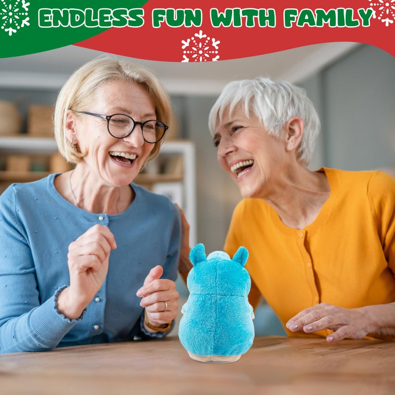 Qrooper Kids Toys Talking Hamster Repeats What You Say Toddler Toys for Kids Repeating Everything with Funny Voice Baby Boy Toys Christmas New Year Gift for 3 4 5 6+ Years Old - Image 5